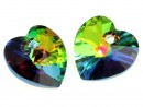 Swarovski, pandantiv inima, vitrail medium, 10mm - x2