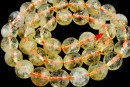 Margele citrin natural, rotund microfatetat 10mm