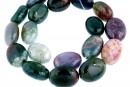 Margele agate india, oval, 20x15mm
