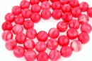 Synthetic resin, rhodocrozite imitation, round, 4mm