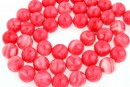 Synthetic resin, rhodocrozite imitation, round, 6mm