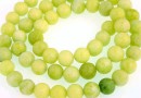 Peridot jasper, round, 6mm