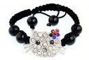 Bratara  shamballa cu link Hello Kitty si onix - x1