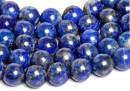 Margele Lapis Lazuli natural A+, rotund, 6mm
