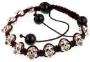11 skulls Shamballa Bracelet cheerful metal - x1