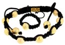 Set inel si bratara shamballa cu 8 margele praf de stele, - x1