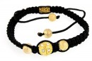 Bratara shamballa cu margele praf de stele, - x1