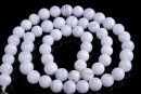 Blue chalcedony, round, 6mm