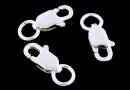 Lobster clasp, 925 silver, 8.5x4.5mm - x2