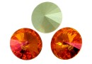 Swarovski, rivoli, astral pink, 6mm - x2