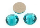 Swarovski, cabochon, blue zircon, 6mm - x4