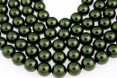 Perle Swarovski, dark green, 4mm - x100