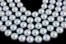 Swarovski pearl, light blue, 4mm - x100