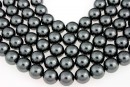 Swarovski pearl, dark grey, 10mm - x20