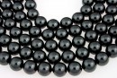 Swarovski pearl, black, 4mm - x100