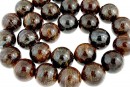 Margele bronzit natural, rotund, 12mm