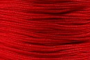 Snur matase cu guta, pentru bratari, rosu, 1mm - x5m