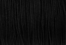 Snur matase cu guta, pentru bratari, negru, 1mm - x5m