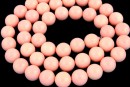 Perle tip Mallorca, frez opal, 10mm