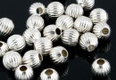 Decorative beads, 925 silver, 3mm - x10