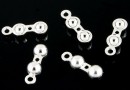 Clasp for bracelets or necklaces,  925 silver, 12.5x4mm - x2