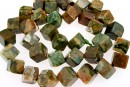 Rhyolite, cube, 12x8mm