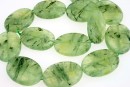 Prehnite, flat oval, 30x22mm