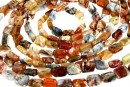 Margele brandy opal natural, pernuta, 10x8mm