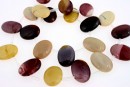 Margele mookaite, oval plat, 18x13mm
