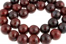 Margele jasp breciat, rotund, 16.5mm