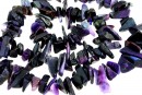 Natural sugilite, free form chips, 7-15mm