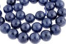 Sapphire, natural stone, blue, round, 12mm