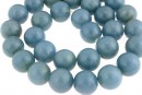 Angelite, natural stone, round, 12mm