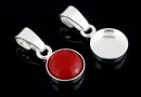 Baza pandantiv, argint 925, pentru cabochon de 8mm - x1