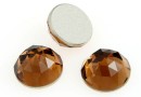 Swarovski, cabochon, smoked topaz, 12mm - x1