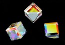 Swarovski, cabochon cub, aurore boreale CAL, 8mm - x1