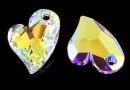 Swarovski, pandantiv inima Devoted 2 U, aurore boreale, 17mm - x1