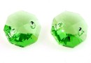 Swarovski, link octogon, peridot, 12mm - x2