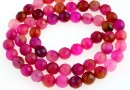 Margele din agate multicolore, rotund fatetat, 6mm