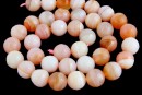 Margele din agate dantelate, rotund, 6.5mm