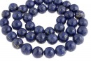 Natural turquoise stone, blue lapis, round, 10mm