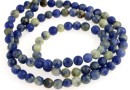 Blue spot sodalite, round, 4.5mm