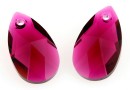 Swarovski, pandantiv picatura, ruby, 16mm - x1