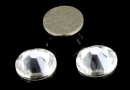 Swarovski, cabochon, crystal, 6mm - x4