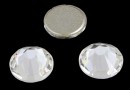 Swarovski, cabochon xilion, crystal, 8.5mm - x4