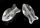 Swarovski, margele peste, crystal, 14mm - x1