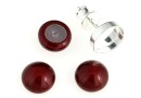 Swarovski, cabochon perla cristal, bordeaux, 8mm - x2