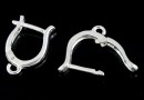 Tortite cercei argint 925, sistem click, 16mm- x1per
