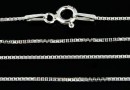 Box Chain, 925 silver, 45cm - x1