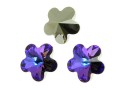 Swarovski, fancy floare, heliotrope, 10mm - x1